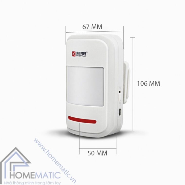 kerui p819 kich thuoc san pham