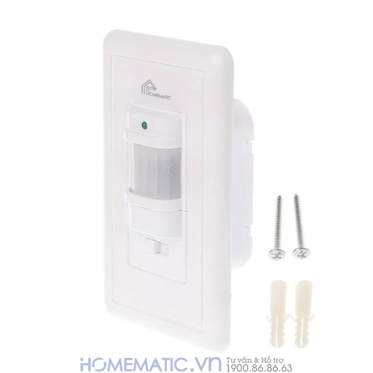 Công Tắc Cảm Biến Chuyển động Pir âm Tường Pir118