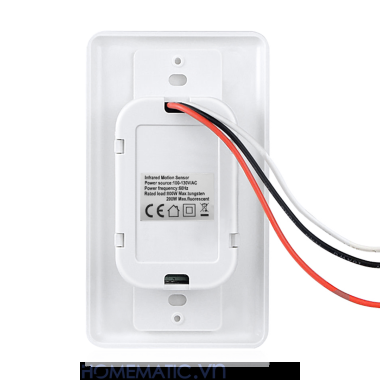 Công Tắc Cảm Biến Chuyển động Pir âm Tường Pir118