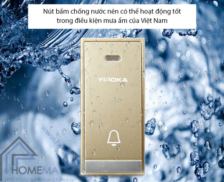 yiroka q688 nut bam chong nuoc