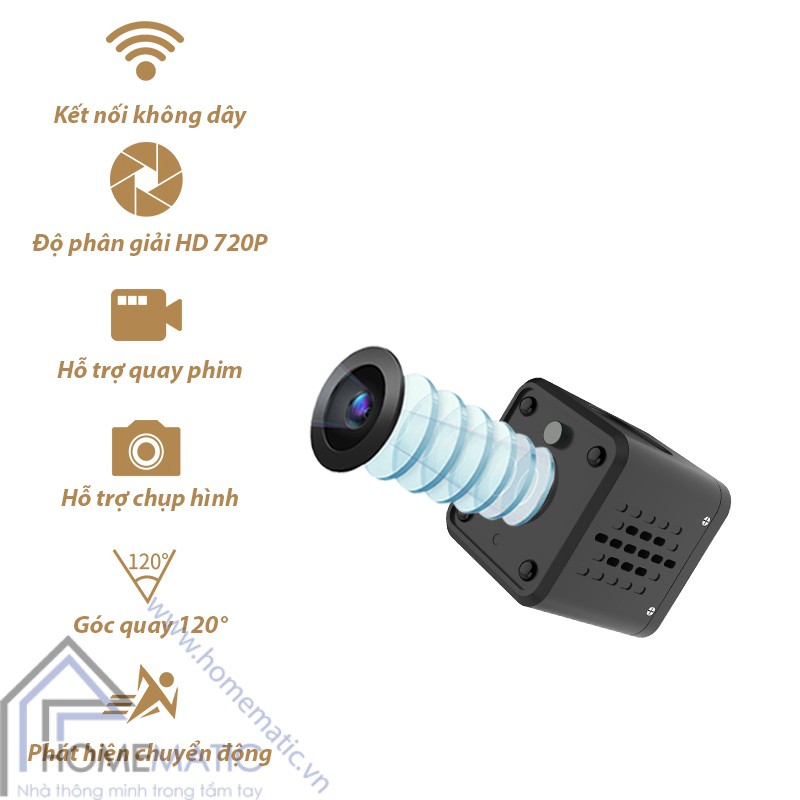 Camera wifi tuya mini HM-WJ01 dac diem