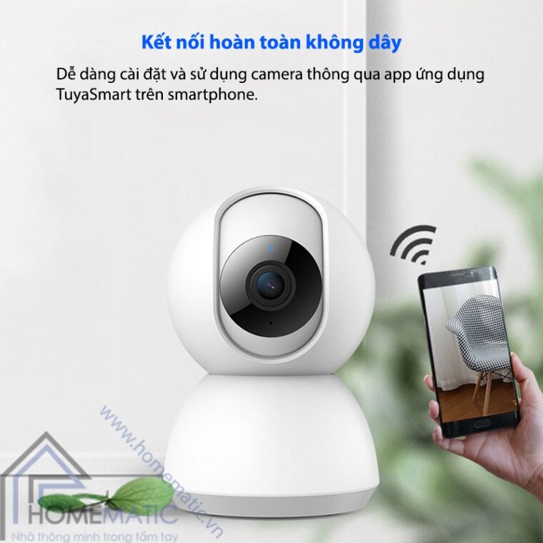 Camera Wifi Tuya HM-CK-88 ket noi khong day