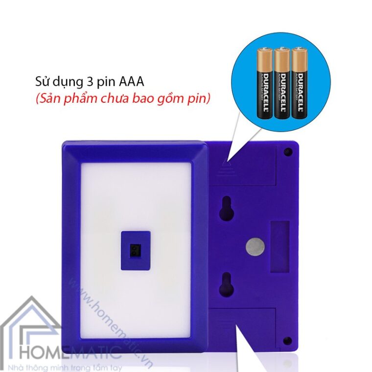 den HBI01 su dung pin AAA