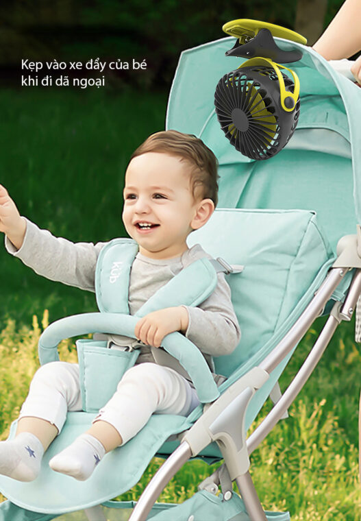 quat yoobao F04 kep xe day