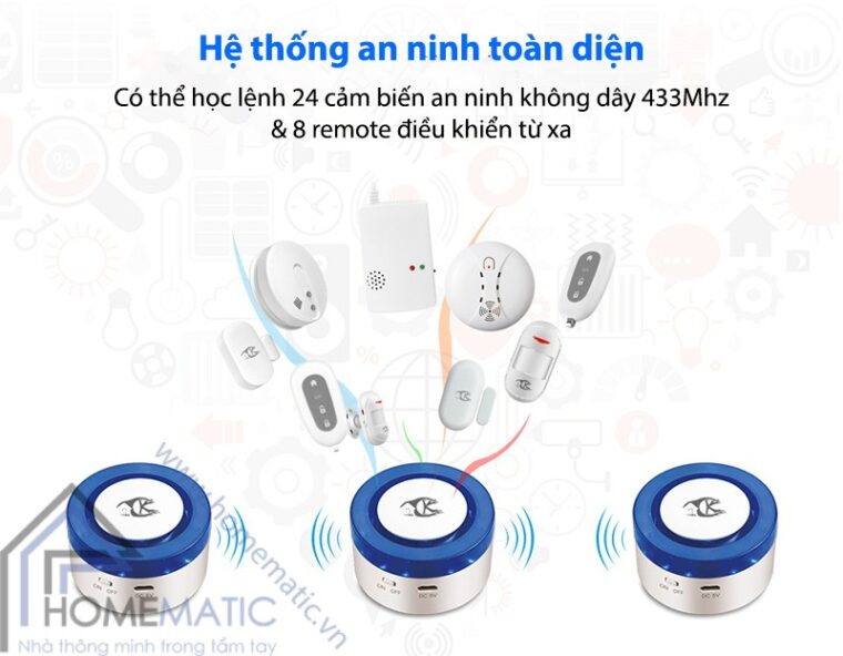 Smartsecur HM-CK-39 hoc lenh cam bien