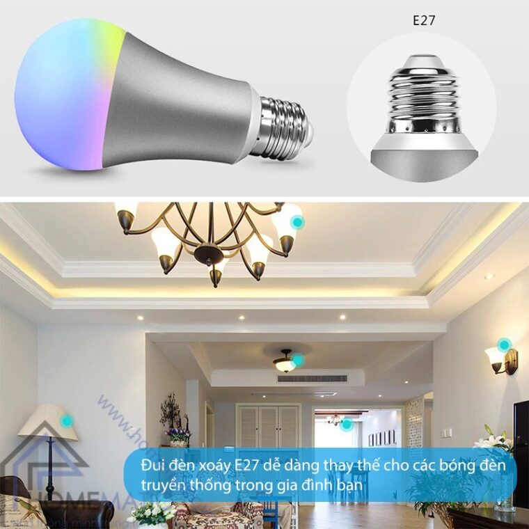 bong den CR60 dui xoay E27