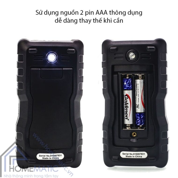 Zoyi ZT-S4 su dung pin AAA