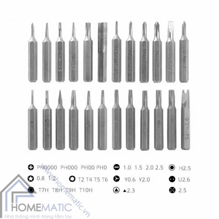 bo tua vit HMTVCR25 - dau tua vit