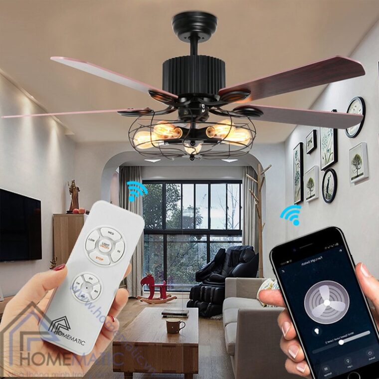 CT dieu khien quat tran WiFi HM-MPW ung dung