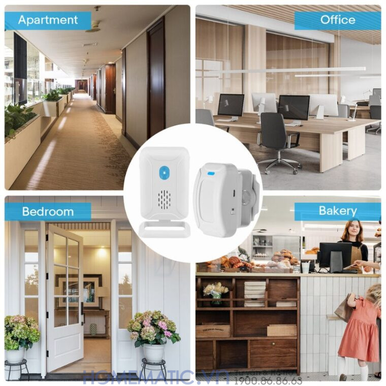 Chuông Báo Khách Không Dây Học Lệnh Thông Minh Cacazi Ks-sf20r có nhiều ứng dụng