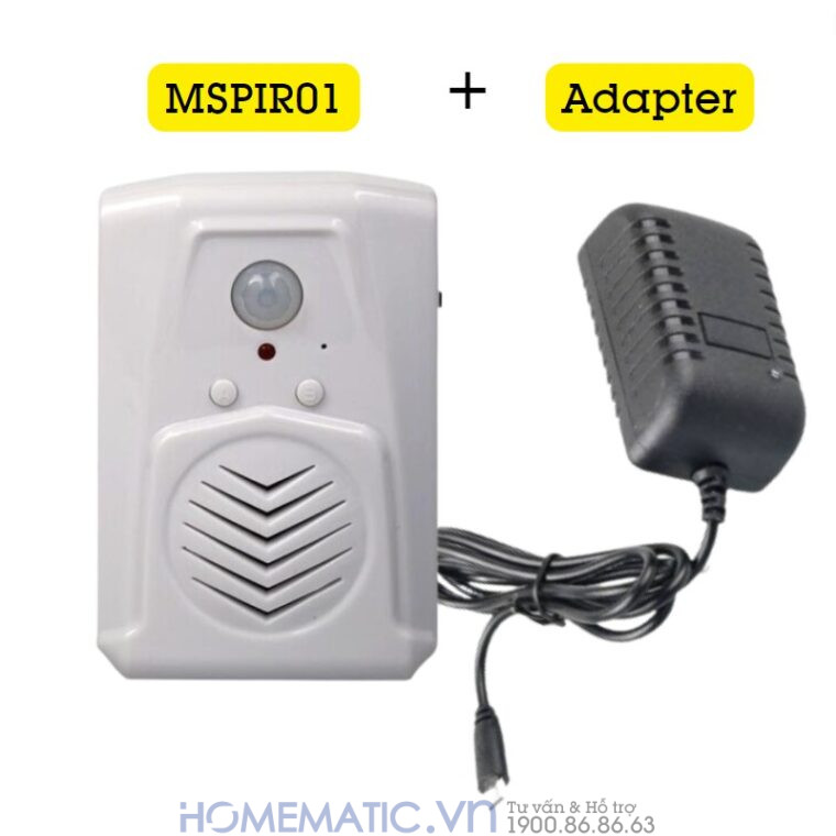 Chuông Báo Khách Phát Nhạc Hỗ Trợ Tiếng Việt Mspir01