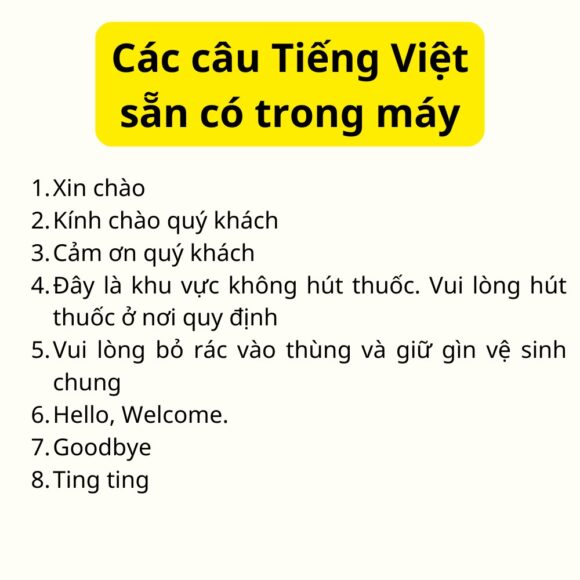 Chuông Báo Khách Phát Nhạc Hỗ Trợ Tiếng Việt Mspir01