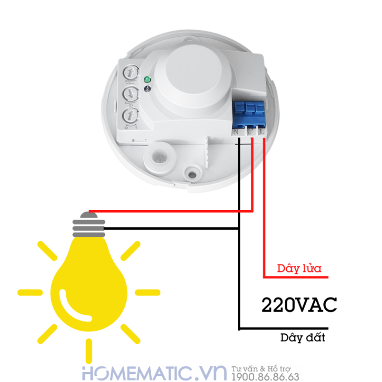 Công Tắc Cảm Biến Chuyển động Radar Lắp Trần Nổi Ms600 Công Tắc Cảm Biến Chuyển động Radar Lắp Trần Nổi Ms600
