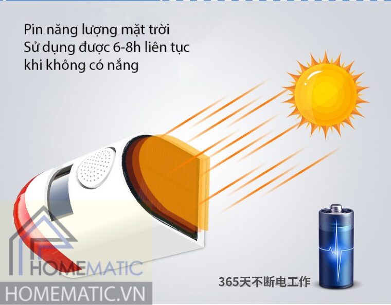 Loa báo động năng lượng mặt trời