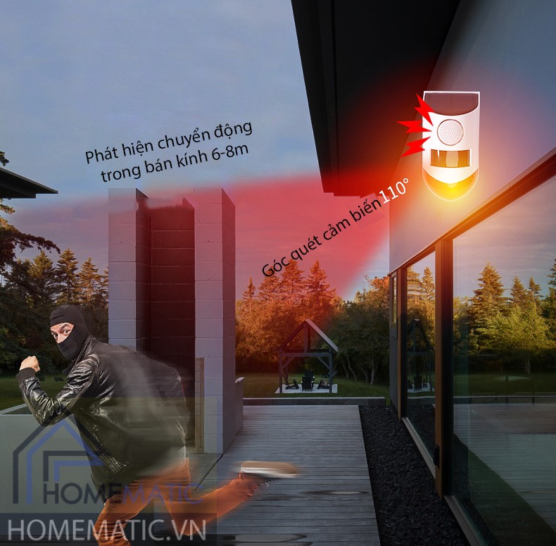 Loa báo động năng lượng mặt trời