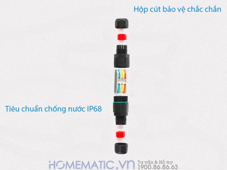 Đầu Nối Dây điện Chống Nước đầu Nối Chống Nước 3 Cổng Cdf-200/3