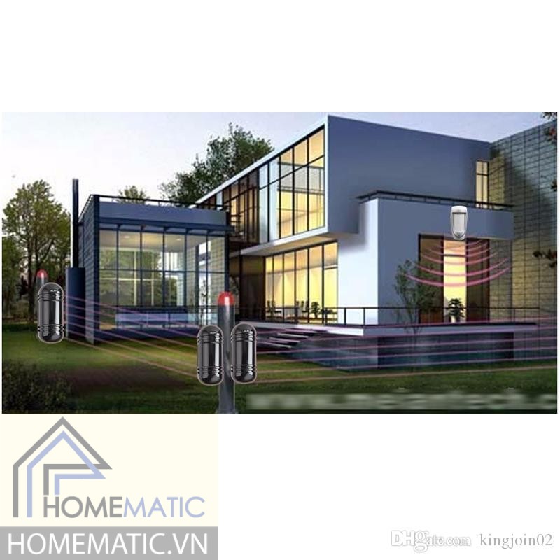 Hàng rào hồng ngoại bảo vệ các hướng