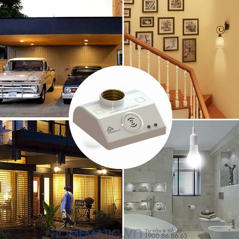 Đui đèn Cảm ứng Chuyển động Công Nghệ Radar Vi Sóng Homematic Alh200