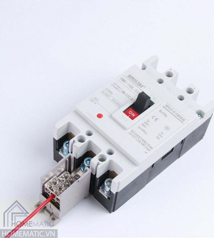 Cầu đấu 1 chia 12 lắp thanh ray tủ điện 250A SJ6G-12