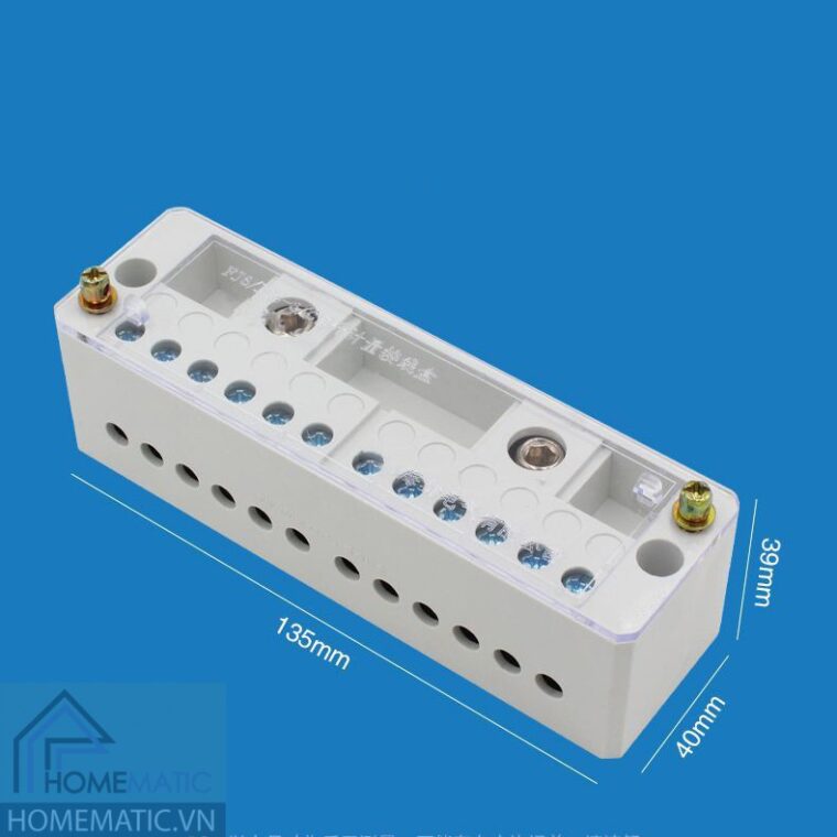 Cầu đấu chia dây điện đôi 1 chia 4-8 FJ6