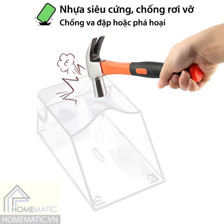 Hộp bảo vệ chống nước, chống va đập cho nút bấm chuông cửa