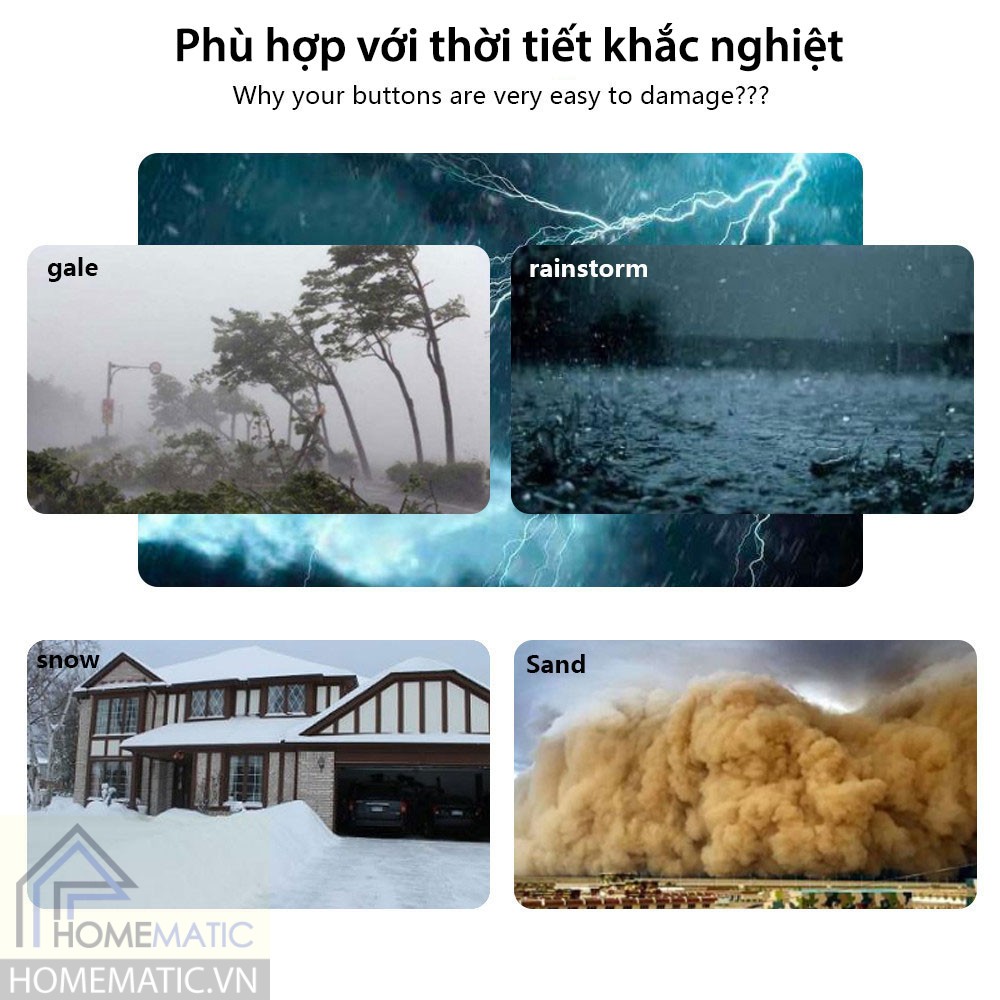 Hộp bảo vệ chống nước, chống va đập cho nút bấm chuông điện