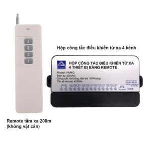 Công tắc điều khiển từ xa 4 thiết bị HM4G
