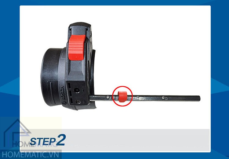 Dung cu chan bui may khoan BOSCH