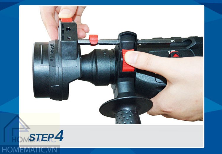 Dung cu chan bui may khoan BOSCH
