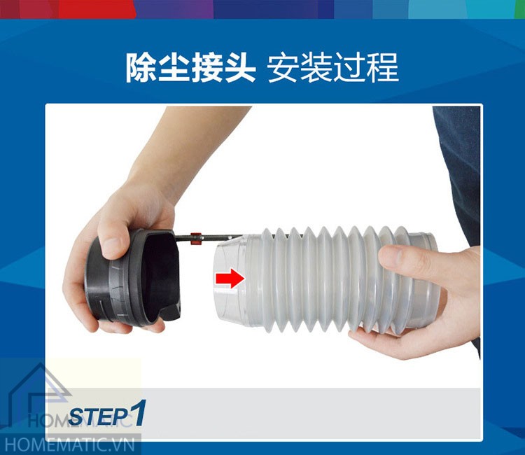 Dung cu chan bui may khoan BOSCH