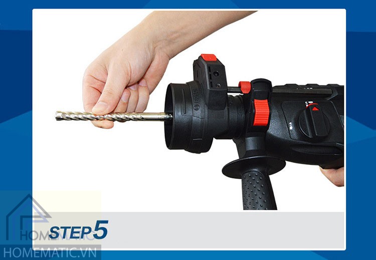 Dung cu chan bui may khoan BOSCH