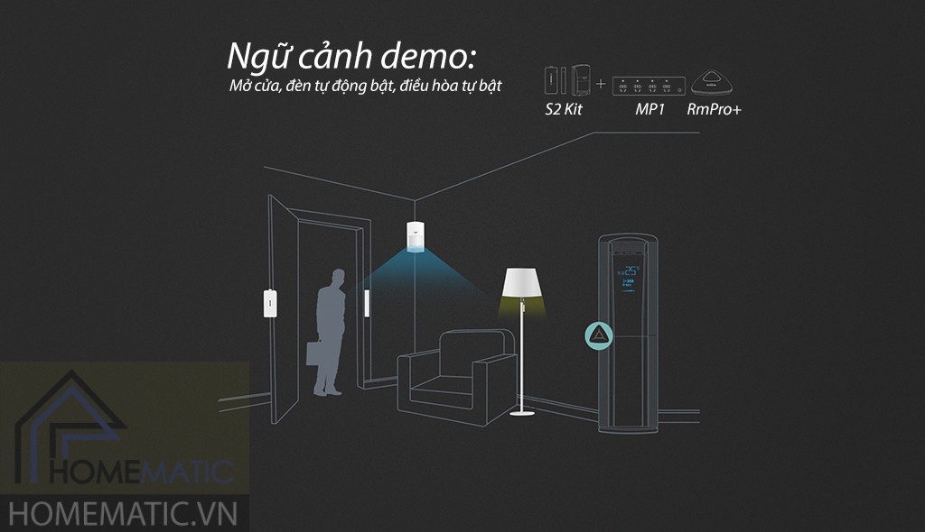 Ổ cắm wifi 4 cổng Broadlink MP1