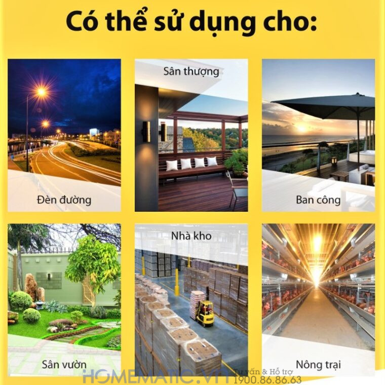 Công Tắc Cảm ứng ánh Sáng Mắt Rời Gắn Thanh Ray Tủ điện Thc-109b