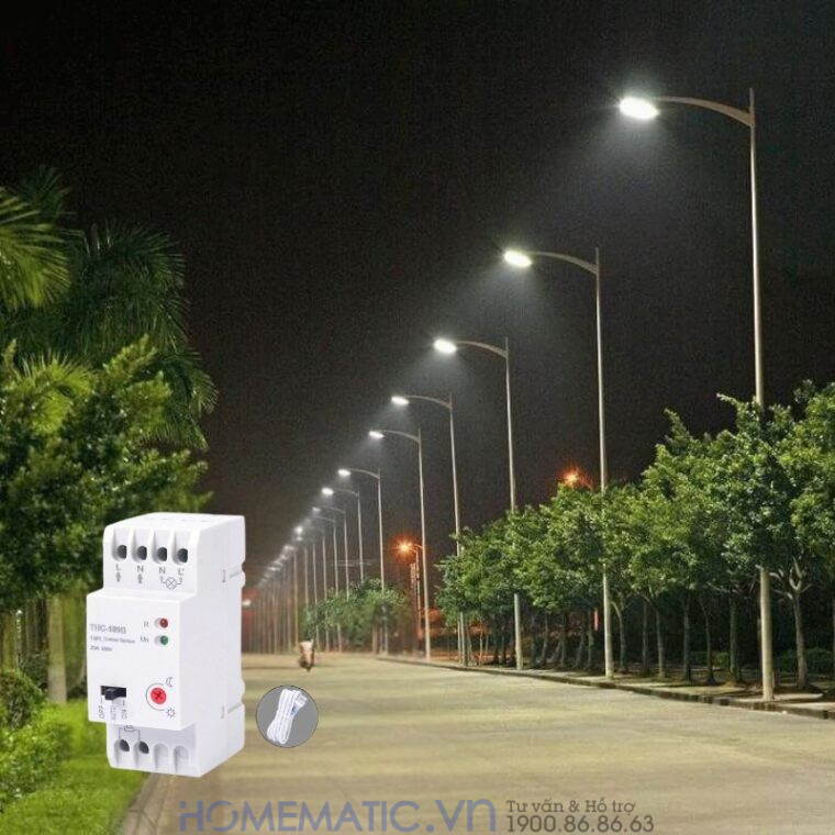 Công Tắc Cảm ứng ánh Sáng Mắt Rời Gắn Thanh Ray Tủ điện Thc-109b