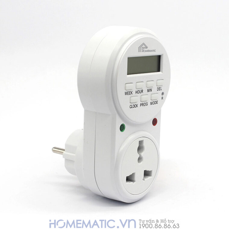 Ổ Cắm Hẹn Giờ điện Tử Homematic Geta-gr