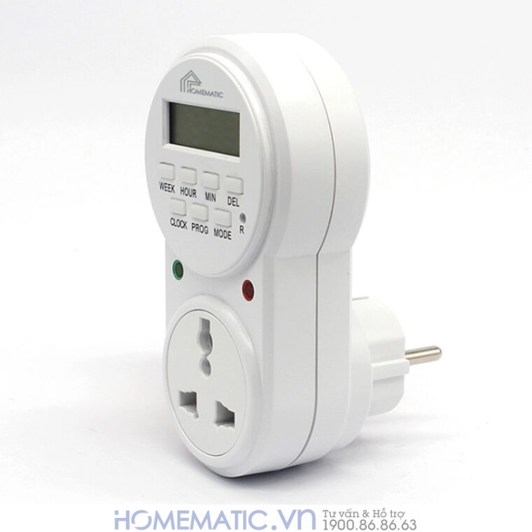 Ổ Cắm Hẹn Giờ điện Tử Homematic Geta-gr
