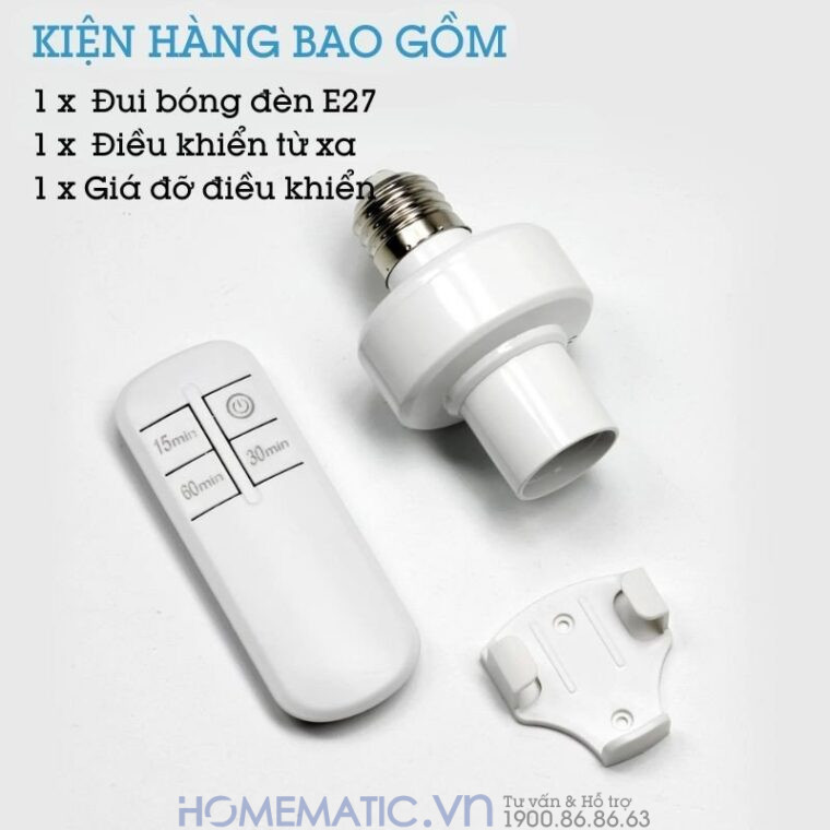 phụ kiện đi kèm đui điều khiển thông minh phụ kiện đi kèm đui điều khiển thông minh