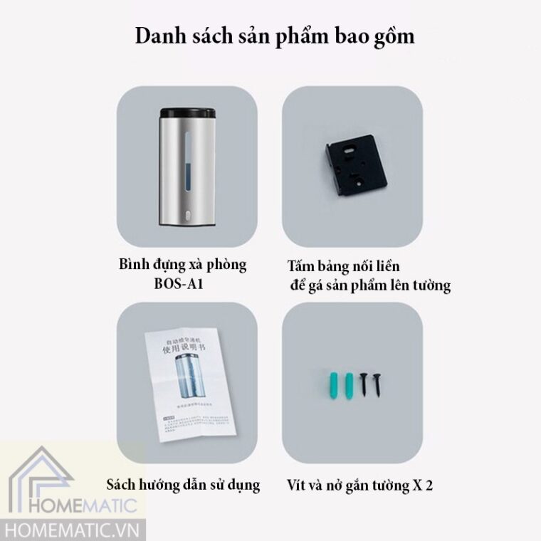 Bình đựng xà phòng cao cấp BOS-A1