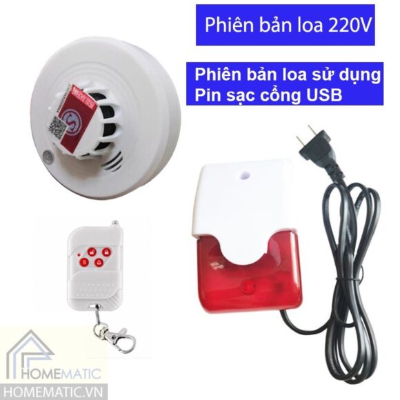 Bộ kit báo cháy không dây ra loa FAKIT