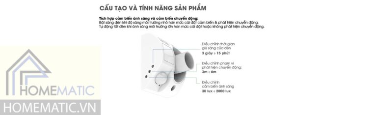Đui đèn cảm biến chuyển động ánh sáng PIR Rang Đông