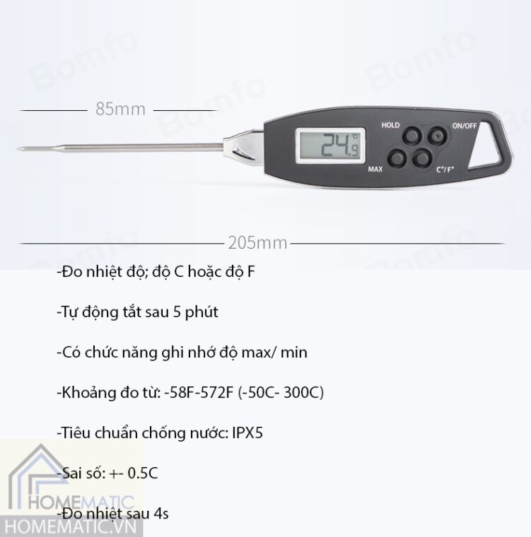 Nhiệt kế đo thưc phẩm EN2038