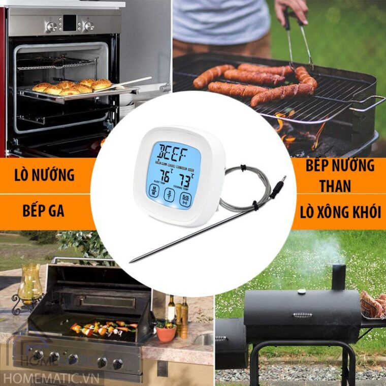 Nhiệt kế thực phẩm màn hình rời