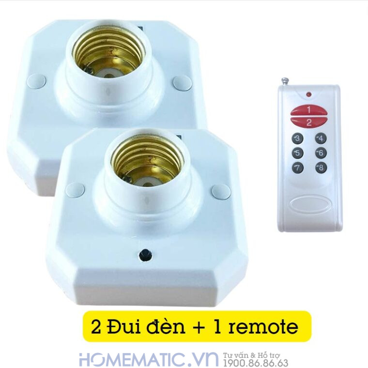 Đui đèn điều Khiển Từ Xa Học Lệnh Jinhai Dj03
