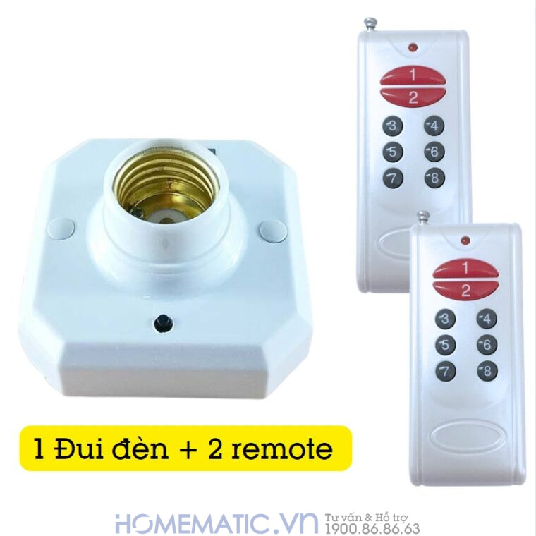 Đui đèn điều Khiển Từ Xa Học Lệnh Jinhai Dj03