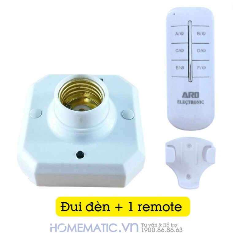 Đui đèn điều Khiển Từ Xa Học Lệnh Jinhai Dj03