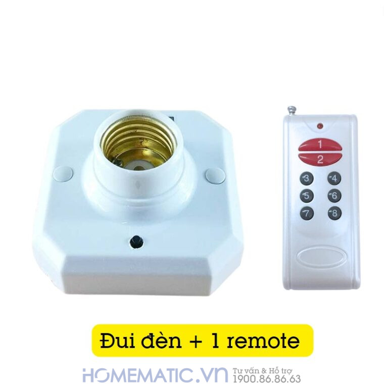 Đui đèn điều Khiển Từ Xa Học Lệnh Jinhai Dj03