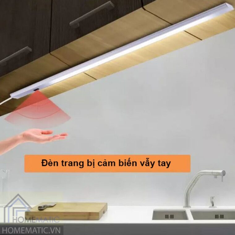 Đèn Led tủ bếp, tủ quần áo cảm biễn vẫy tay CGD-USB50