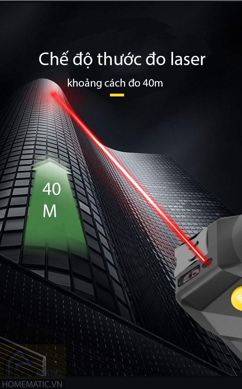 Thước đo đa năng điện tử cao cấp pin sạc USB 3 trong 1 LDT0540