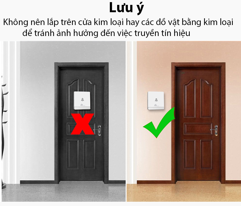 Chuông Cửa Không Dây Cao Cấp, Không Dùng Pin Homematic Hbm08