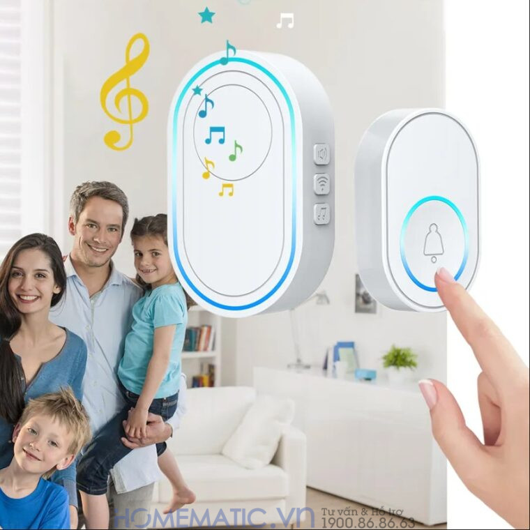 Chuông Cửa Không Dây Wifi Tuya Tdb12